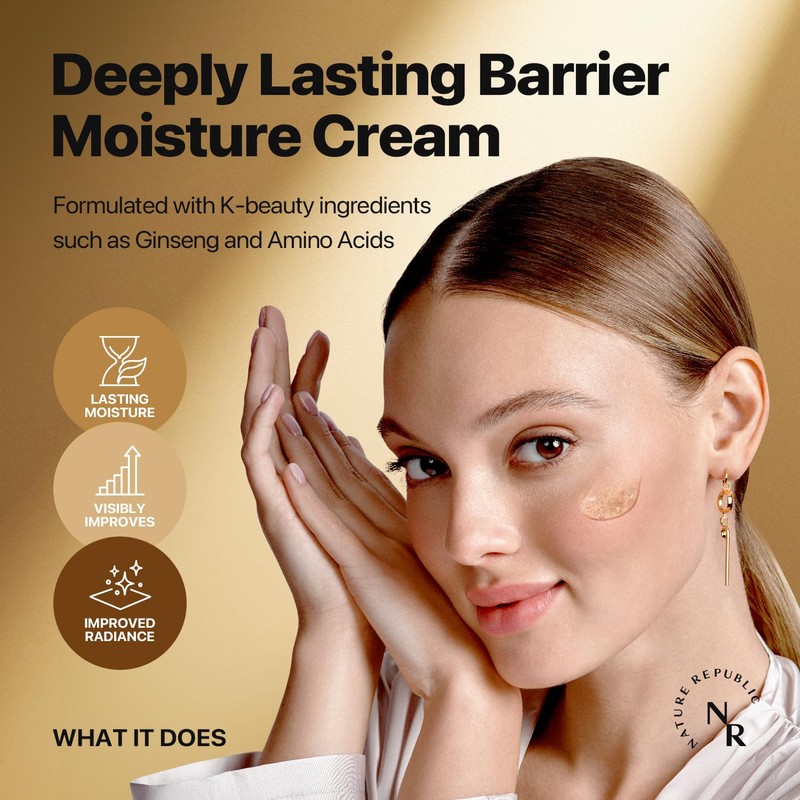 Nature Republic Ginseng Gold Silk Watery Cream 2.11 Oz(60g)-6 Years