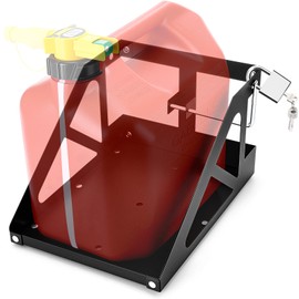 MorningRo 1 Pack 5 Gallon Gas Can Holder for Trailer Compatible with No-spill Gas Can Mount Rack 5 Gallon Fit for Open Landscape Trailer, Truck, Rv