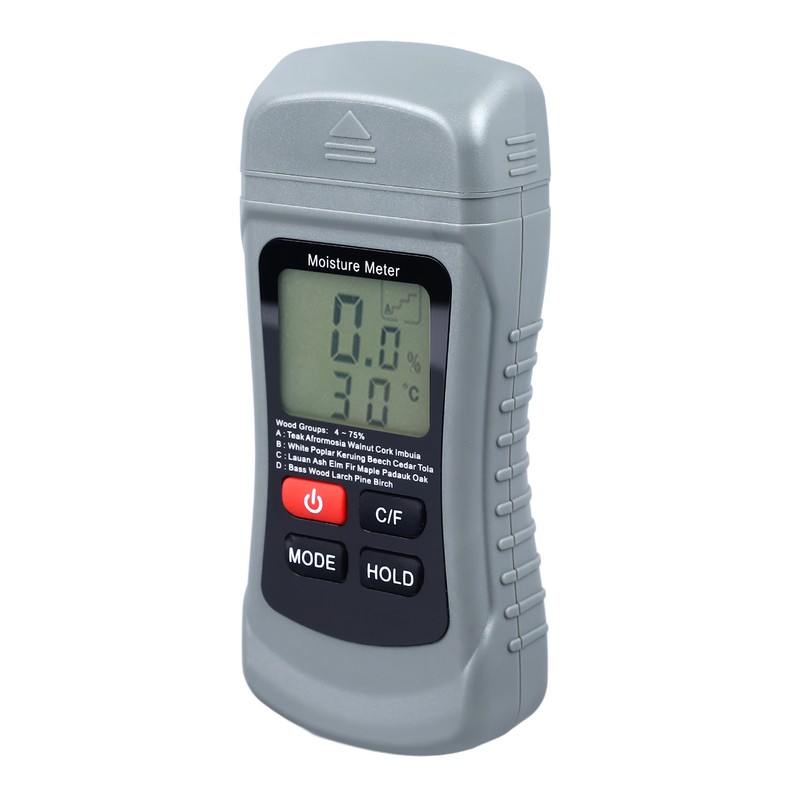 Pin Type Moisture Meter LCD Digital Display Moisture Detector for