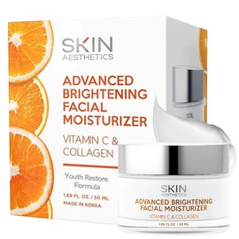 Vitamin C and Collagen Daily Face Moisturizer - Reduce Fine Lines  Wrinkles, Anti-aging, Advanced Brightening Day Cream - Cruelty Free Korean...      