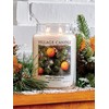 Village Candle Winter Clementine Large Apothecary Jar, Scented Candle, 21.25