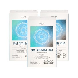 Magnesium Lactate 250 Magnesium Powder Powdered Magnesium Lactic Acid Lemon Flavored Magnesium with Good Absorption Rate, 3 Pieces, 30 Servings / 젖산마그네슘250 마그네슘분말 가루마그네슘 락트산 레몬맛 흡수율좋은마그네슘, 3개, 30회분