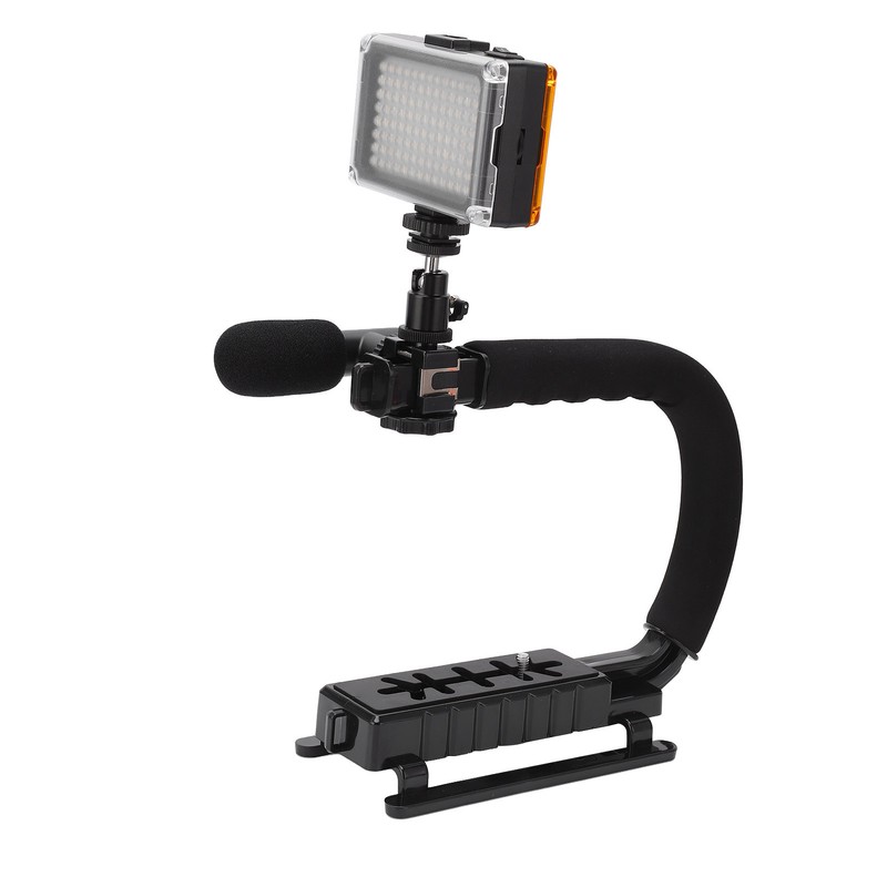 DV Bracket Stabilizer Kit Professional Handheld Video Stabilizer Grip with