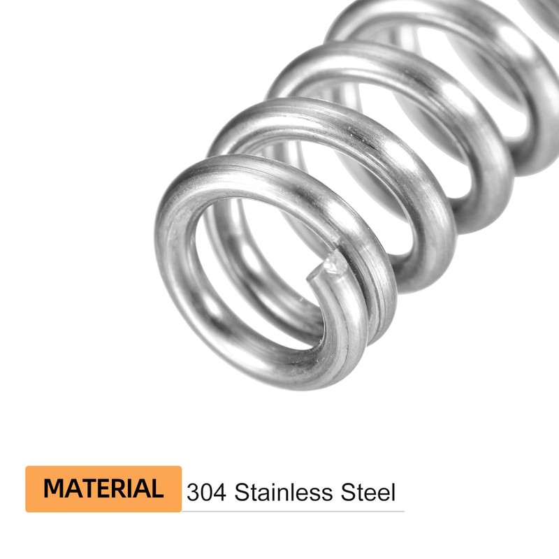 5PCS Small Compression Spring Strong Elasticity 3mm OD 0.5mm Wire