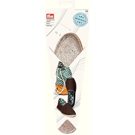 Prym Size 39 Espadrille Soles, Jute/Rubber, Natural, 26 x 10 x 2 cm