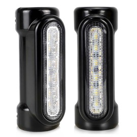 MIRUNNY Motorcycle Highway Lights,Dream Color Crash Bar Lights Switchback Driving Light Compatible with Harley Road King (GY-WY-RGB-B)