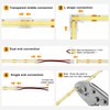 8mm 2 pin FCOB COB LED Strip Light Connector Kit,