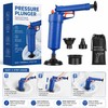 Pressure Drain Plunger for Clog Removal – Manual Pump Cleaner
