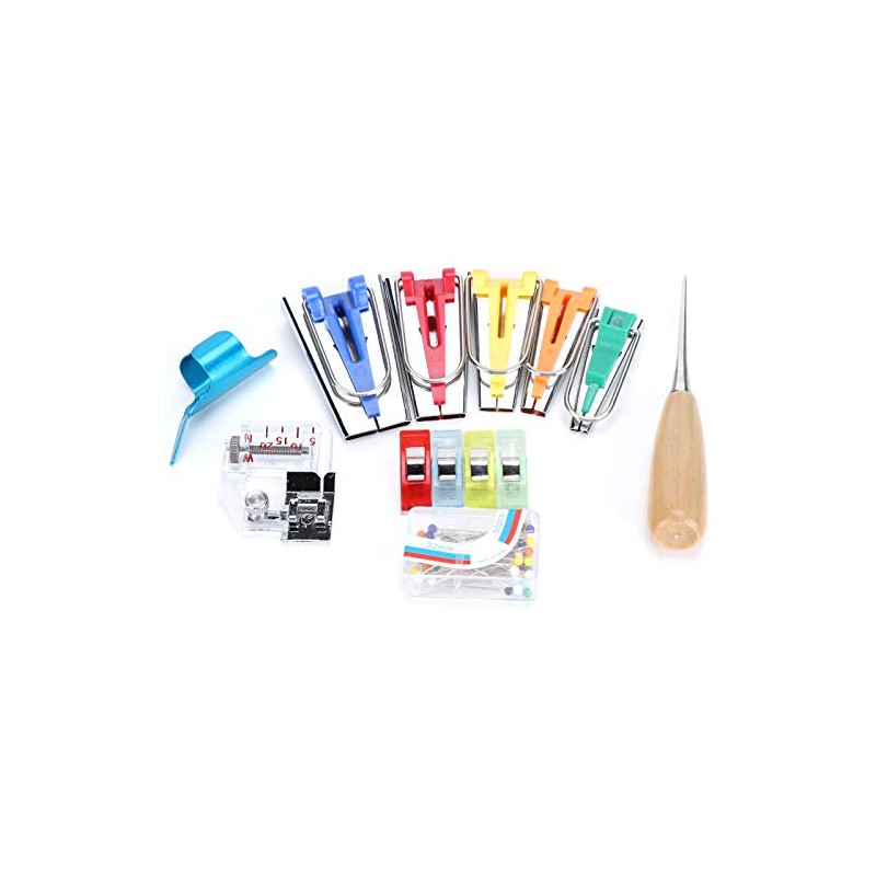 Kit de Herramientas para Cinta al Bies, Prensatelas Manual y