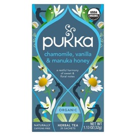 PUKKA HERBS Organic Chamomile Vanilla Manuka Tea, 20 CT