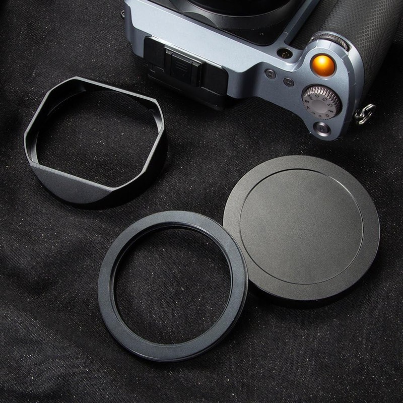 XCD 4/45P Square Metal Lens Hood with Lens Cap for