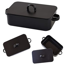 Osaka Enamel Mestin Black Shallow Type