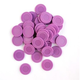 Fichas de Plastico Morado 100 Piezas