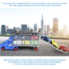 Toy Truck Transport Carrier Includes 6 Friction Powered Fast Racing
