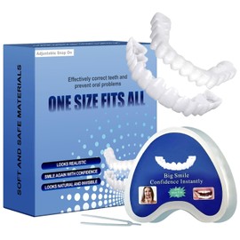 Temporary Veneers Kit for Women and Men, Tooth Replacement Kit, Nature and Comfortable (3)