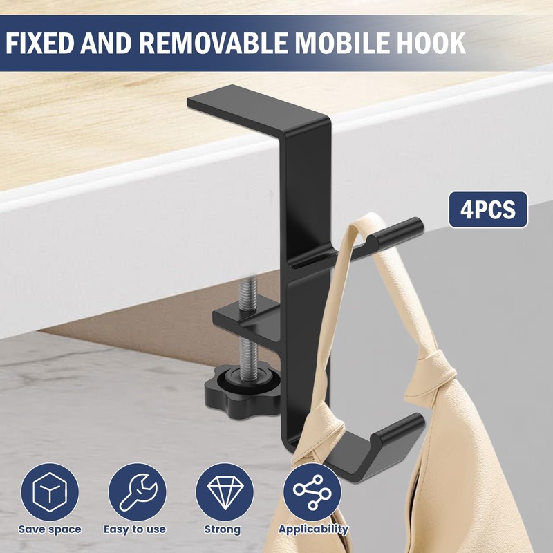 4Pcs Garland Hangers for Mantle Vertical Fireplace Adjustable Garland Hanger