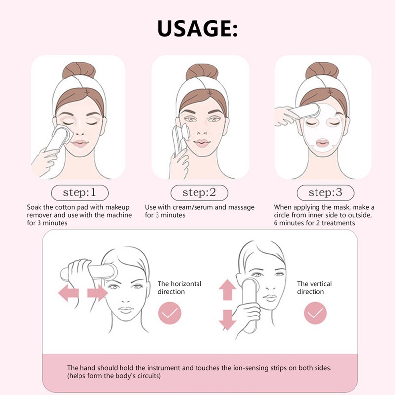 5-In-1 Face Care Machine Acne Removal Face Cleaning Warm Lifting