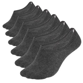 WHISPER DEER No Show Socks Men Size 6-9/9-12/12-15 Invisible Low cut Loafer Sneaker Socks With Non-Slip Grip (3/6/8/12Pairs)