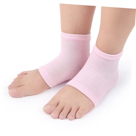 Beavorty 3pcs Moisturizing Gel Heel Socks for Women Open Toe Design for Dry Hard Breathable and Foot Care for Use