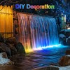 POPOSOAP Pond Lights with Timer, RGB Colors Underwater Pond Lights