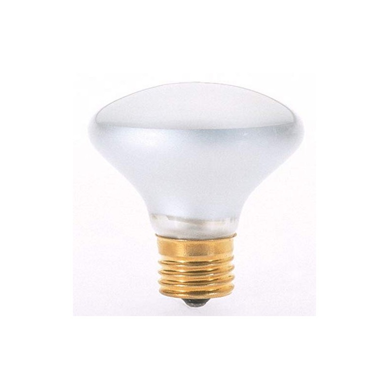 Satco S4700 120V Intermediate Base 25-Watt R14 Light Bulb, Clear,
