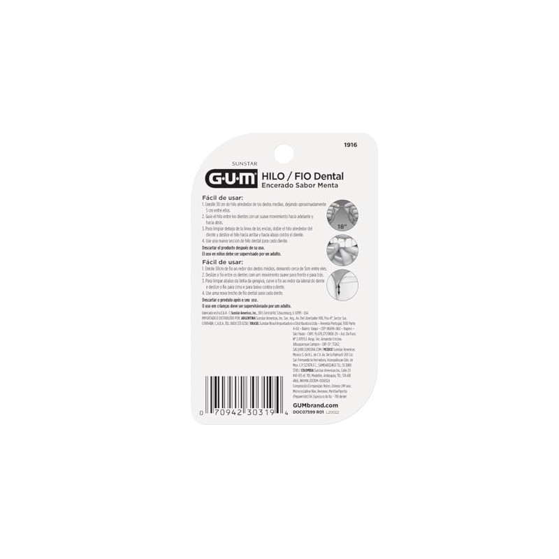 GUM – Hilo Dental – Limpieza profunda y cómoda para