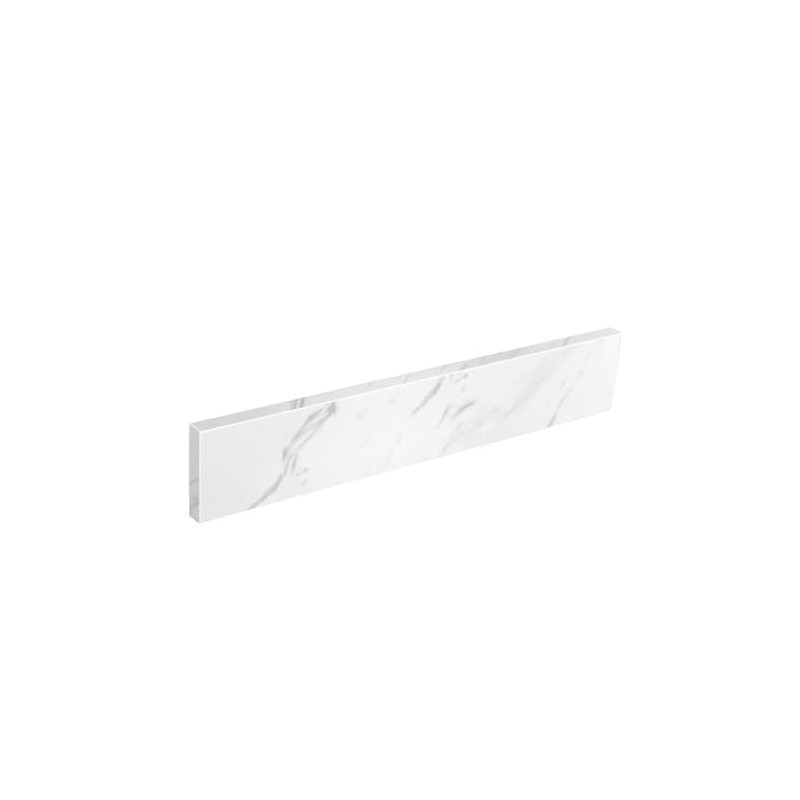 21 Inch Sidesplash in Venice White, Engineered Stone Side Splash