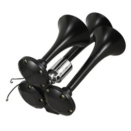 Alipis Super Loud Train Horn for Truck Triple Trumpets Air Horn Sound with Connector Durable Construction for Attention Grabbing Alerts the Road