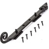 Black Monkey Tail Windows Stay 10 Inch Curly Tail Casement
