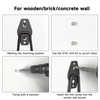 Anvuda Pack of 6 Slatwall Hooks Slatwall Accessories Garage Hooks
