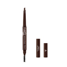 Absolute New York Mebp12 Dark Brown Dual Ended Eyebrow Pencil Shape Fill Define With Spoolie