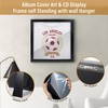 Dunkive T-Shirt Display Frame, 13" x 13" Black Wood T-Shirt