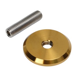 Archery Stabilizer Weights Stainless Steel Archery Bow Stabilizer Balance Weight for Balance Bar Outdoor Gold