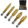 JONMON Screw Extractor - 5Pcs Damaged Screw Remover Kit Set,