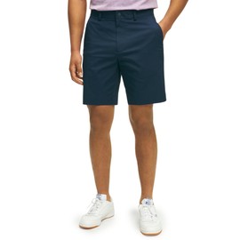 Brooks Brothers Men's Regular Fit Performance Golf Shorts, Navy, 40W