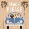 Beach Please Cocktail Napkins - Fun Beach Design, Party Supplies, 20 Beverage Napkins