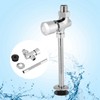Urinal Flush Valve with Button, Manual Delay, Automatic Shut-Off Toilet