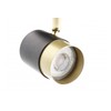CGC Lighting ORIO Black and Brushed Gold GU10 Adjustable Indoor
