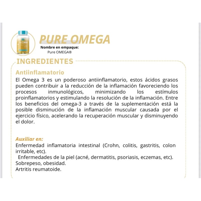 Pure Omega Sin Sabor