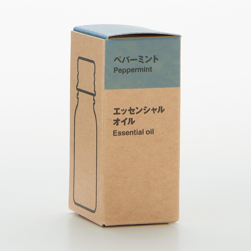 MUJI OCC26A1S Essential Oil Peppermint 0.3 fl oz (10 ml)
