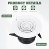 PATIKIL 3 Inch Round Air Vent Cover, 4 Pack ABS
