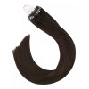 Ugeat Extensiones Cabello Real 16in 50pz 50gr Marrón Oscuro