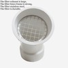PVC termination vent with stainless steel screen,45 Degrees,1pcs,For 2“ DWV