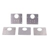 5Pcs Hinge Repair Plate Stainless Steel Firm Durable More Space