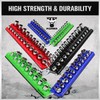 SWANLAKE Magnetic Socket Organizer Set, 1/4", 3/8", 1/2" Sockets Holds