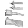 4 Pcs Set Hot Air Gun Nozzle 2Pcs Flat Wide