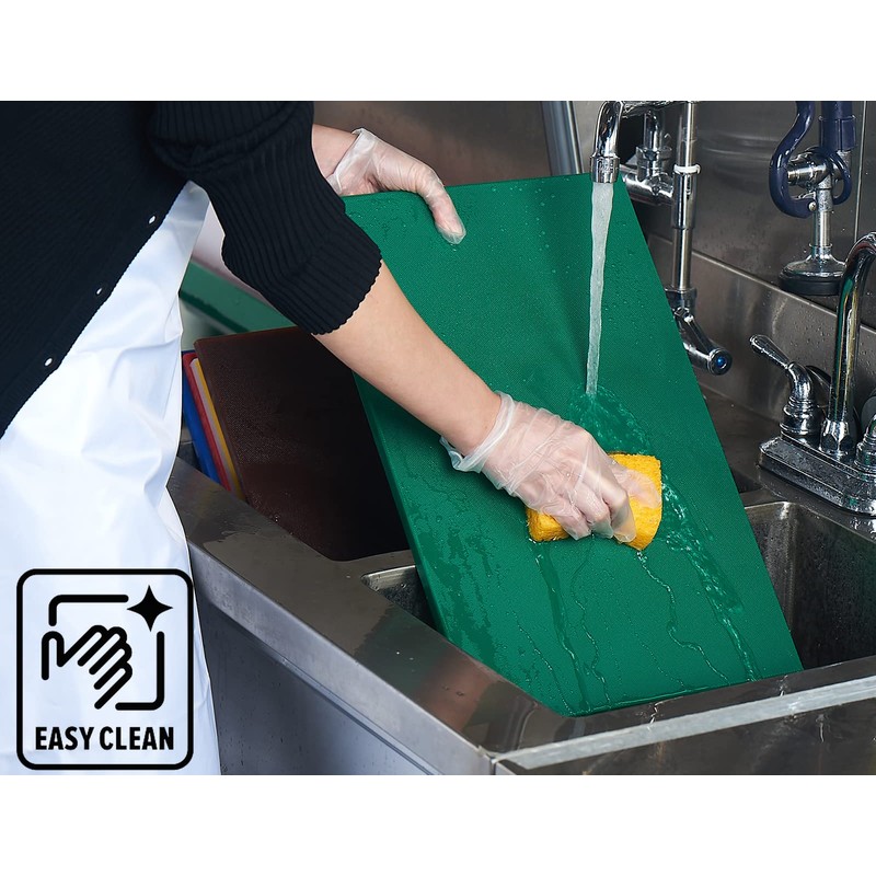 CURTA 2-Pack Green Cutting Boards for Kitchen, 18" x 12"