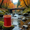 Red 100Yard 200D UV Big Fly Thread Premium Strong Durable