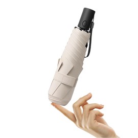 One-touch Folding Umbrella, Automatic Opening/Closing, Anti-Reverse Safety Design, Prevents Jumping Out, Protects Children's Safety, Ultra Lightweight, 7.8 oz (220 g), 6 Ribs, Convenient to Carry, UV