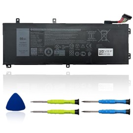 OUWEE V0GMT Laptop Battery Compatible with Dell G7 17 7700 Series Notebook 0NCC3D 11.4V 56Wh 4649mAh 3-Cell